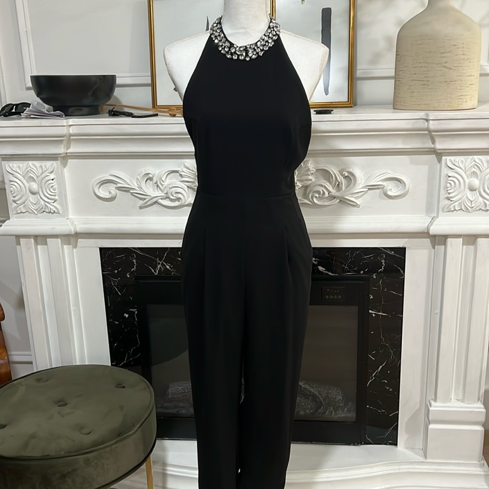 Caribbean Queen long jumpsuit black